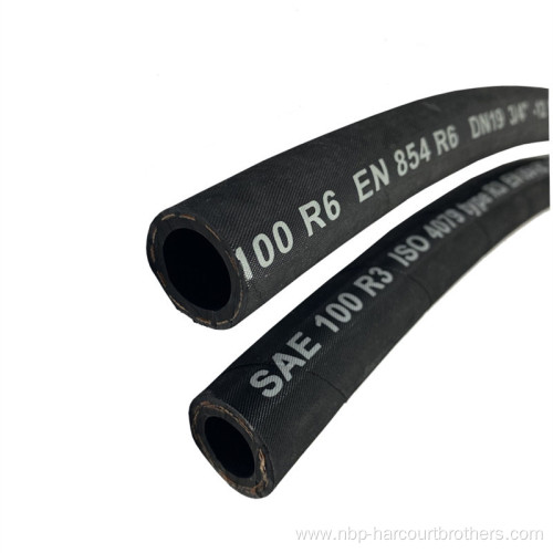 One High Tensile Textile Braided Synthetic Rubber hose R6